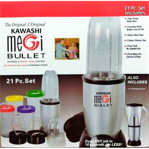 Kawashi Magic Bullet Blender 21 Pcs