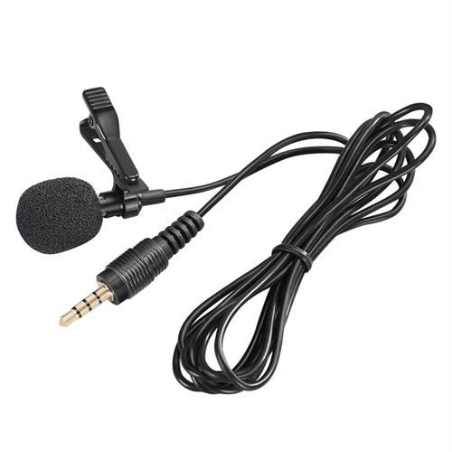 Lavalier Microphone Portable Mini For Youtubers and Tik Tok User Mic for PC, Laptop,Phones Lavalier Mic with Clip ~ 3.5mm with External Microphone Aux Audio Port for Recording Teaching Lectures Studen