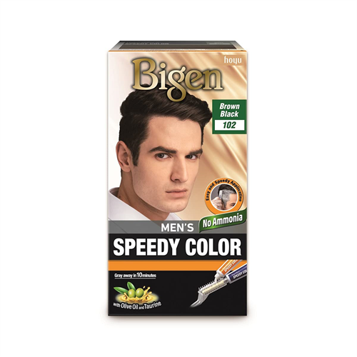 Bigen Men's Speedy Color, Brown Black 102