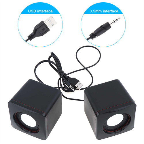 Multimedia Mini Speaker System for Computer and Laptop
