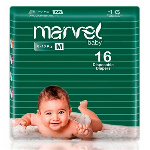 Marvel Baby Diapers - Medium - 16 pcs