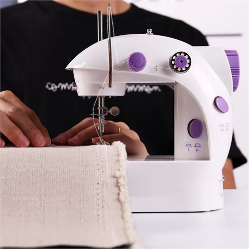 Compact and Portable 4 in 1 Mini Sewing Machine with Adapter and Foot Pedal