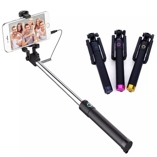 Selfie Stick Extendable Monopod for All Mobile Phones Handheld Camera Fold Holder Mini Palo Selfie Tripod 129659247 TecMall