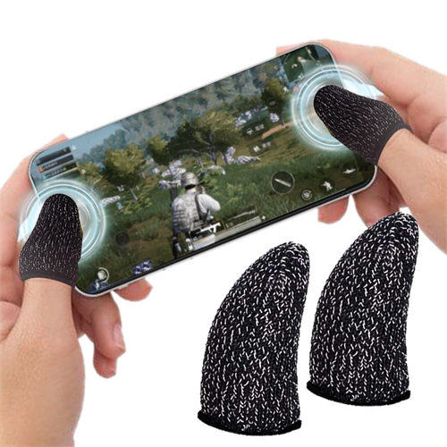 Game Controller Finger Cover Non-Scratch Sensitive Touch Screen Gaming Finger Thumb Sleeve Gloves for PUBG