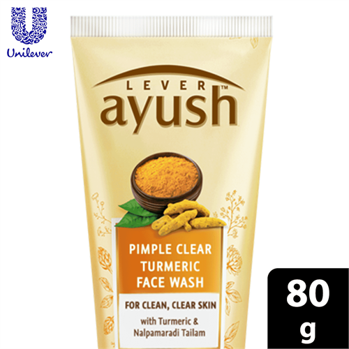 Ayush Turmeric Face Wash, 80g