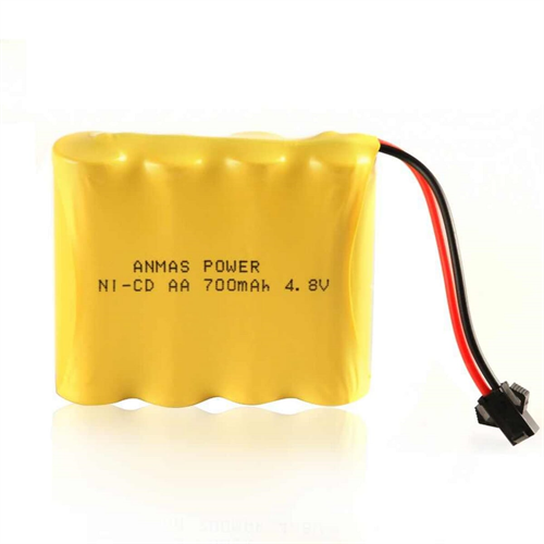 4.8V AA 700mAh Rechargeable battery pack AA 700 mah for Remote Control Car Electric Toys walkman emergency lights nicd