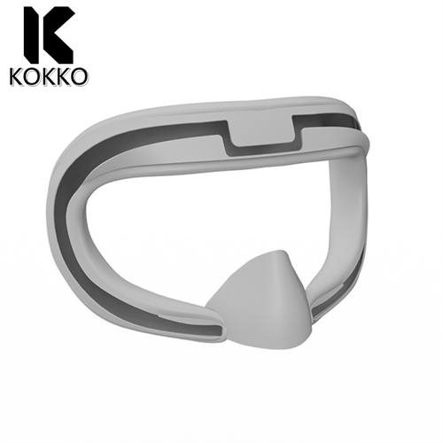 KOKKO VR Headset Face Cover Pad Sweatproof Silicone Face Pad Anti-Leakage Mask Compatible For Meta Quest 3 VR Gaming Headsets