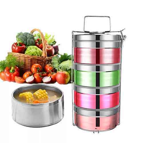 4 Tier Stainless Steel Food Container