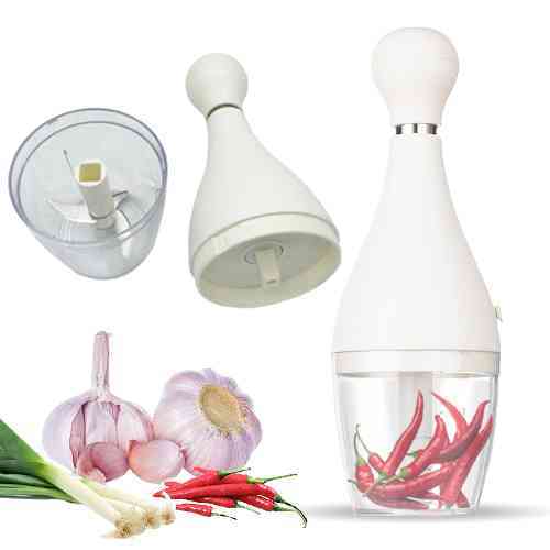 Food Chopper Bowling Shape Bowling shredder -Hand Chopper