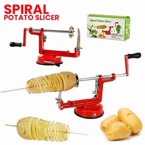 Spiral Potato Slicer Cutting Machine