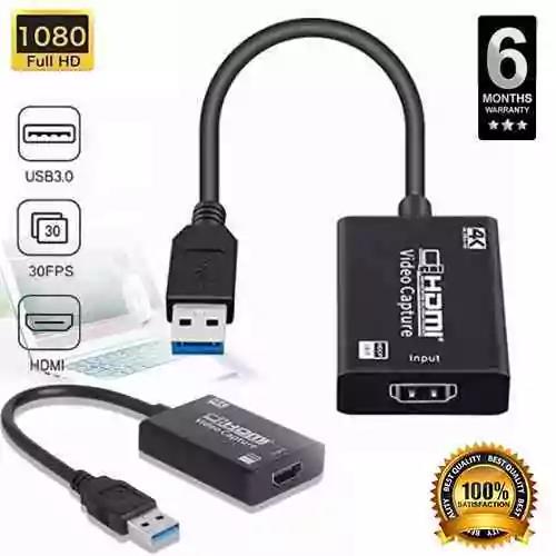 USB 3.0 HDMI Video Capture Card for Live Streaming Recording