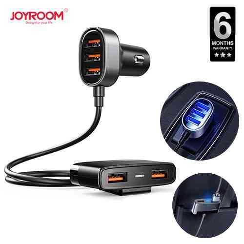5 USB Multi Port Car Charger Joyroom smart car charger