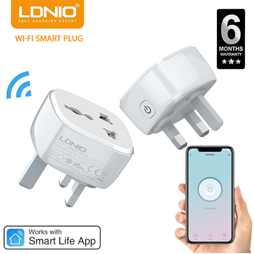 LDNIO WiFi Smart Power Plug Wall Socket SCW1050