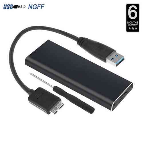 SSD Hard Drive Enclosure USB3.0 to NGFF (M.2)