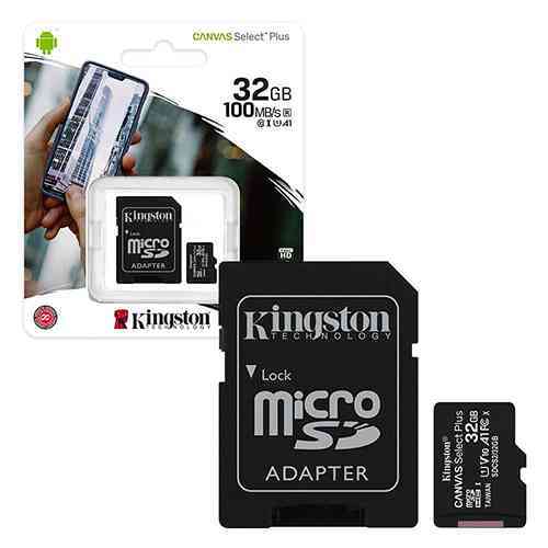Kingston 32GB Micro SD Card 100MB/s Class 10