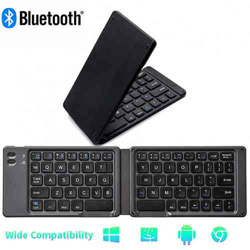 Bluetooth Foldable Keyboard for Tablet and Smartphone