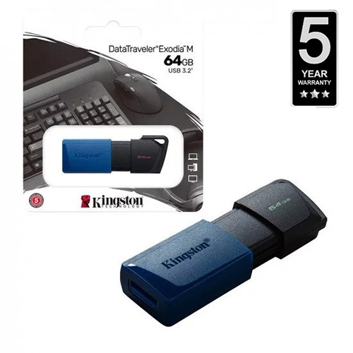 Kingston 64GB Pen Drive DataTraveler Exodia M USB 3.2 flash Drive