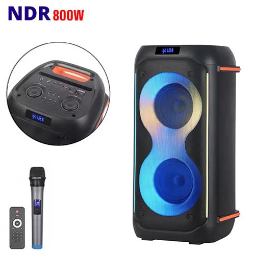 NDR 610 Bluetooth Party Speaker 800W With Wireless Mic