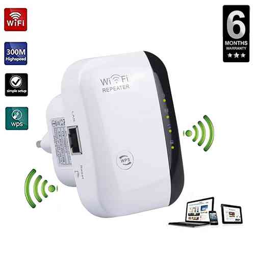 Wifi Repeater Wi-Fi Range Extender 300Mbps Signal Booster