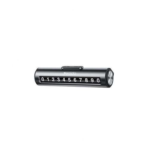 C202 Yesido Coded Roller Design Small Size Aluminum Alloy Large Digital Display Temporary Parking Plate