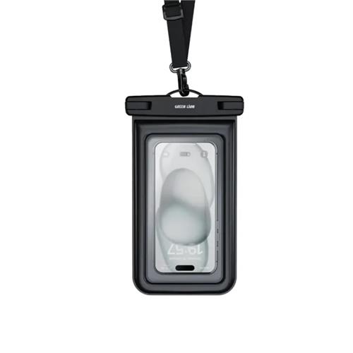 Green Lion Waterproof Pouch For 7.2INCH Phone -Clear