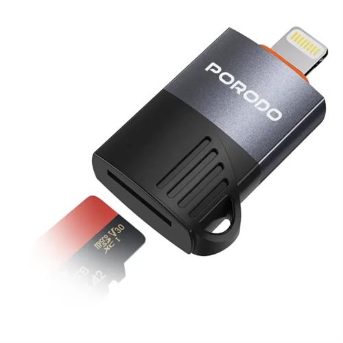 Porodo Lightning   OTG TF Card Reader