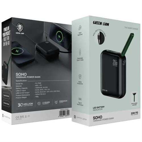 Green Lion 20W Soho 10000mAh Power Bank