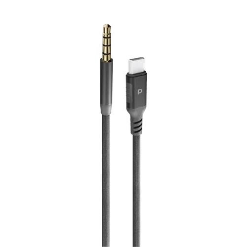Powerology Power Sync Weave USB-C To 3.5mm Audio 1.2m