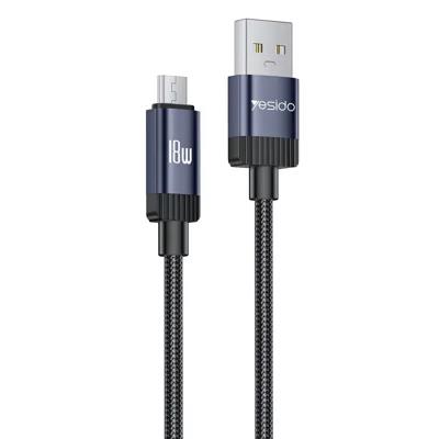 Yesido CA204M Usb A TO Micro Cable 18W Fast Charging