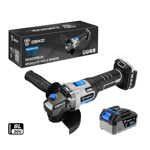 DEKO BRUSHLESS 20V ANGLE CORDLESS GRINDER DKAG20BL01