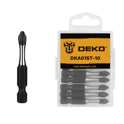 DEKO Double-sided impact bits (+/10pcs) DEKO DKA01ST-10