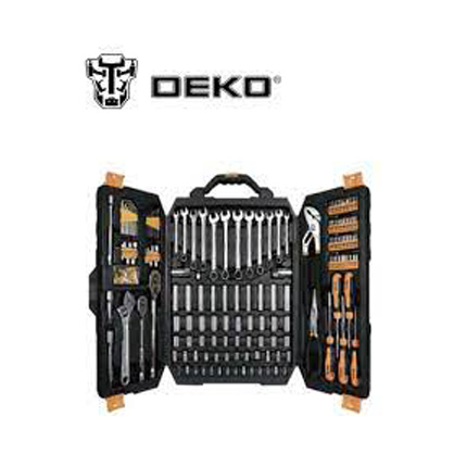 DEKO Professional Car Repair Tool Set Auto Ratchet Spanner Screwdriver Socket Mechanics Tools Kit DKMT192