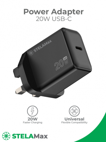 STELAMax Power Adapter 20W USB-C