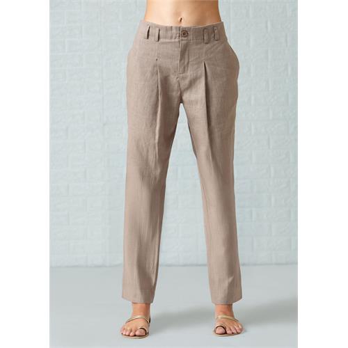 Basic tailored pant with pleats