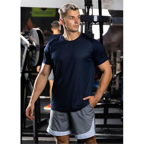 Active Wear T-shirt With Front Panel