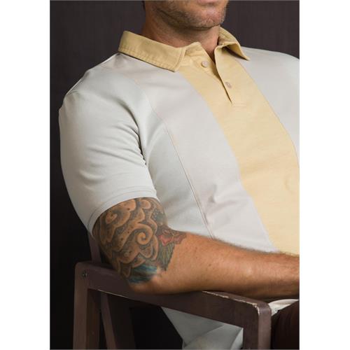 Casual Wear Colour Bloked Self Collar T-Shirt