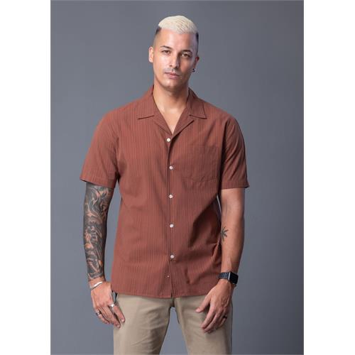 Casual Wear Cuban Collar S/S Shirt