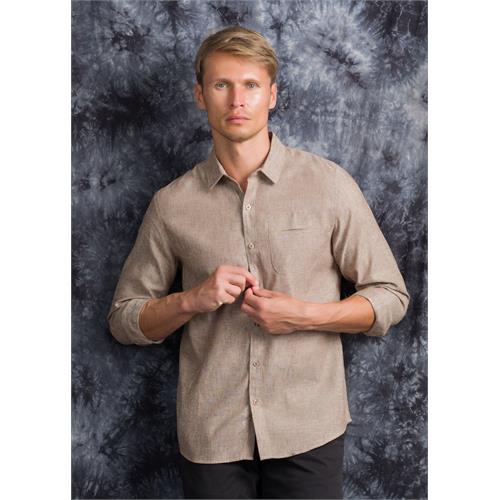 CASUAL WEAR DETAILED LINEN L/S SHIRT