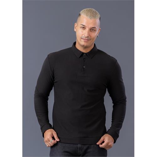 Casual Wear Self Collar L/S T-Shirt