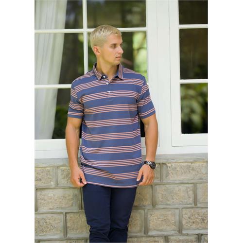 Casual Wear Self Collar S/S T-Shirt