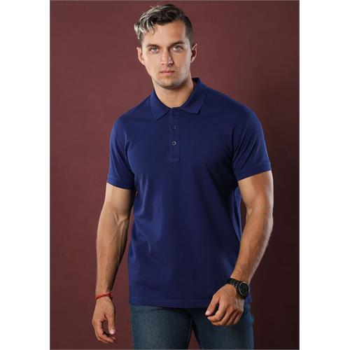 Navy Polo T-Shirt (Slim)