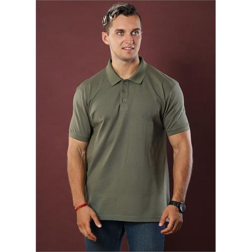 Olive Polo T-Shirt (Regular Fit)