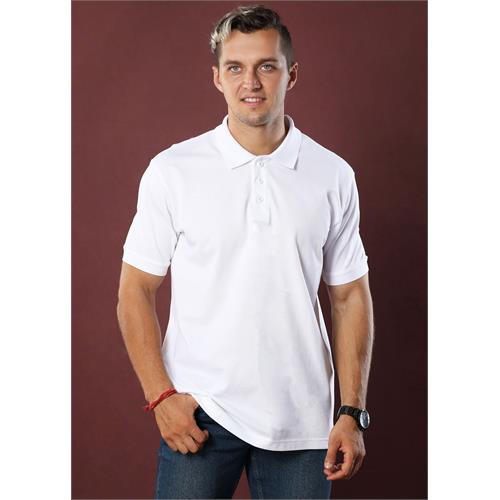 White Polo T-Shirt (Regular Fit)