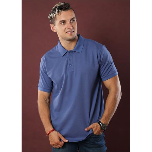 Pigeon Blue Polo T-Shirt (Regular Fit)