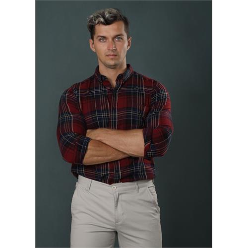 Red Jake Check Shirt