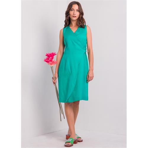 Sleeveless Wrap Dress