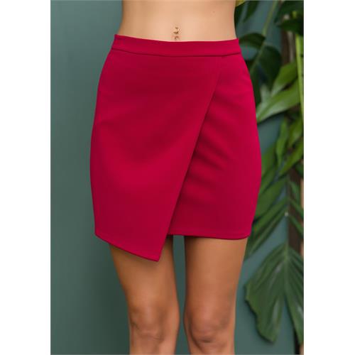 Asymmetrical hem skirt