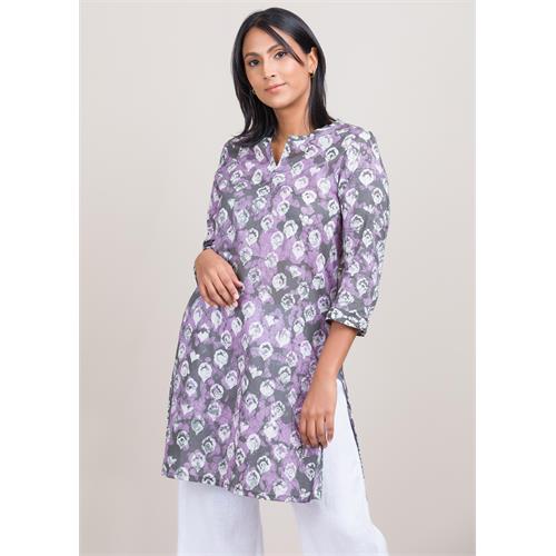 Batik printed kurtha top