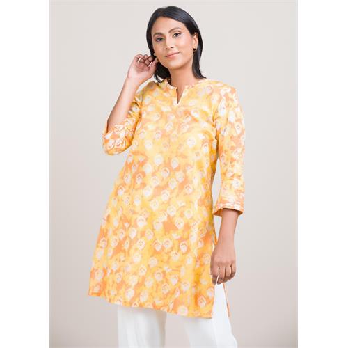 Batik printed kurtha top