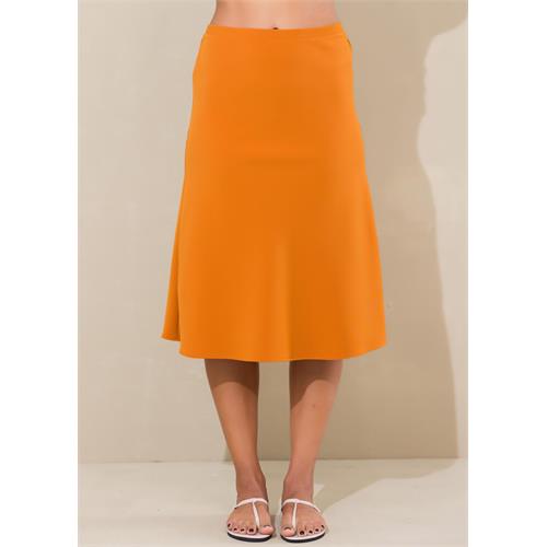 Bias skirt with elasticated waist